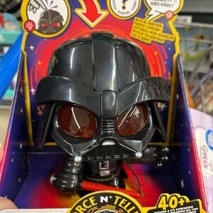 Star Wars Black Talking Helmet Action Figure with Red Visors